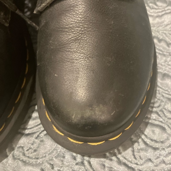 Dr. Martens Black Leather Boots - Picture 3 of 12